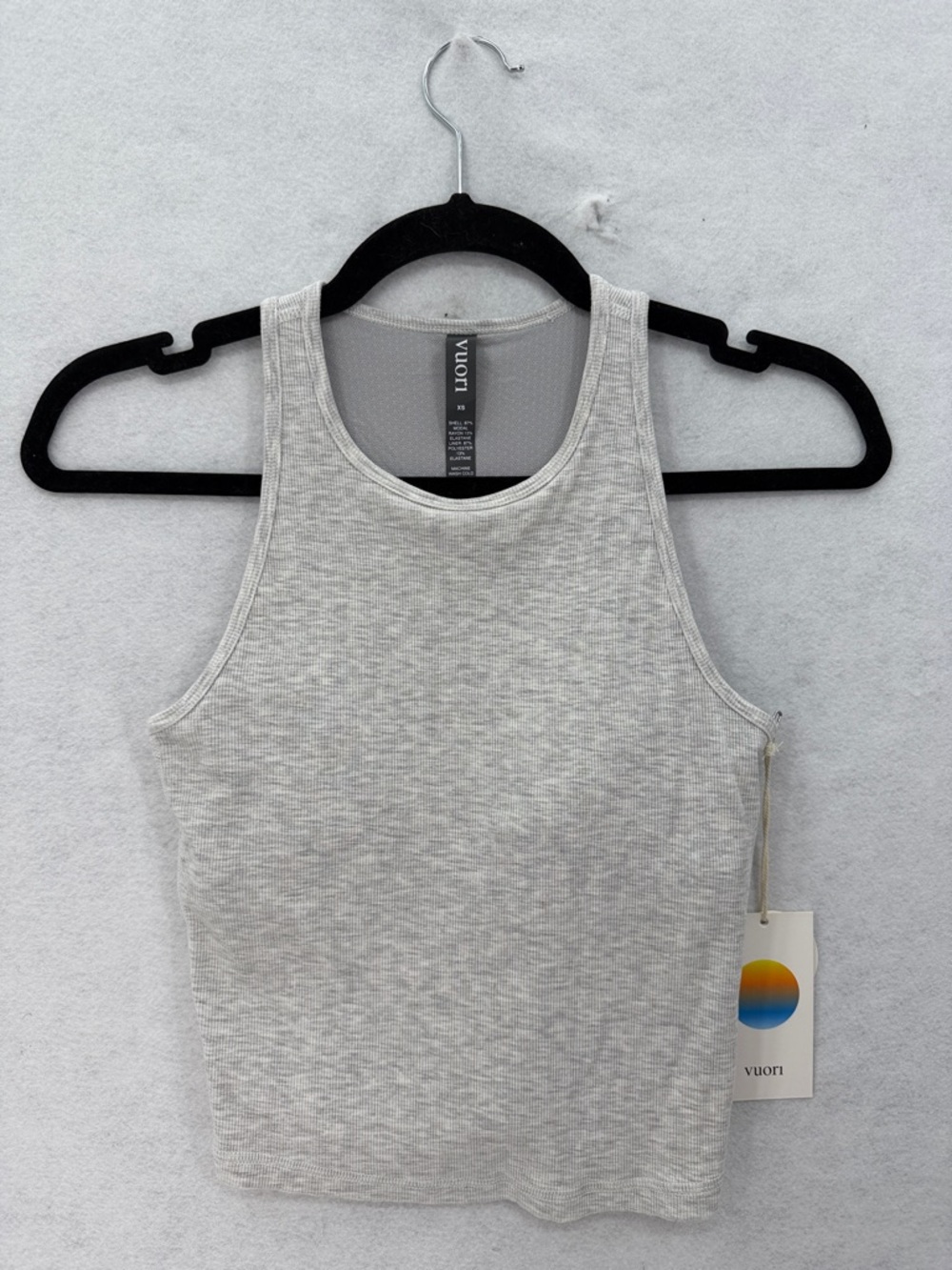 NWT Women’s Pose Plyo Tank White Heather Grey VW1009 Size X-Small